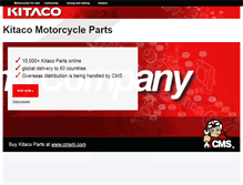 Tablet Screenshot of kitaco-parts.com